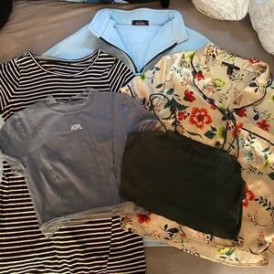 teen’s/women’s shirt dress and jacket bundle
